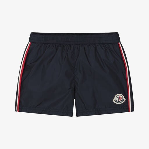 Moncler Enfant-Baby Boys Navy Blue Swim Shorts | Childrensalon